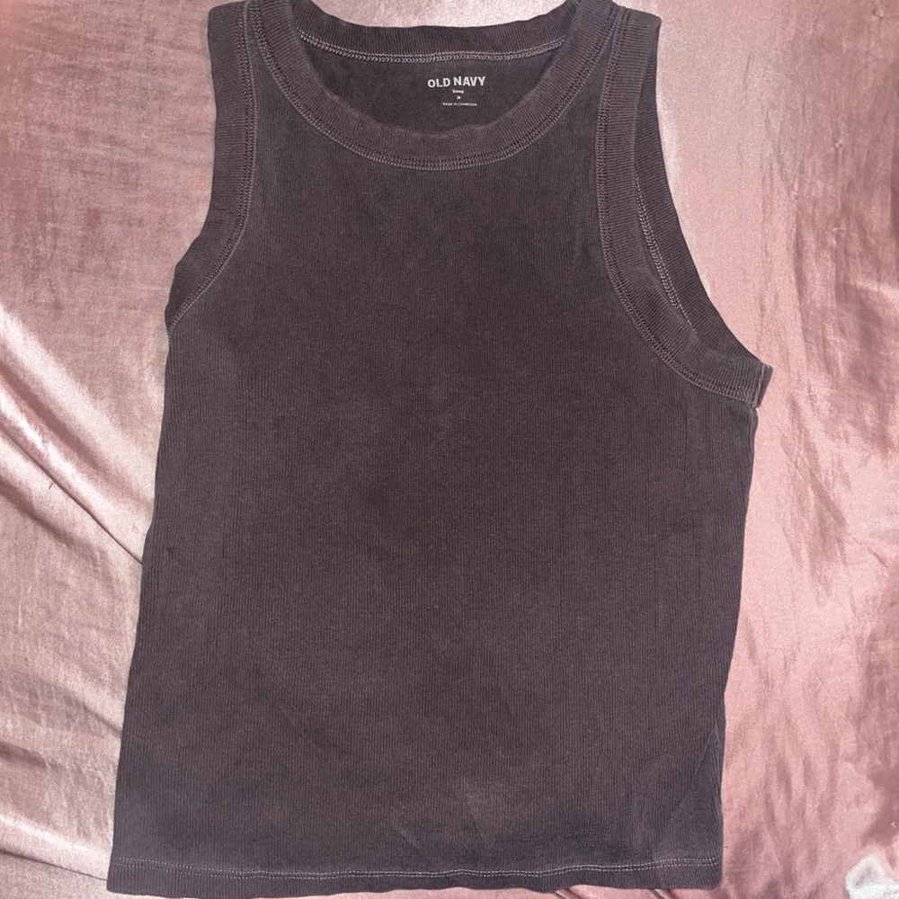 Old Navy Charcoal Sleeveless Top